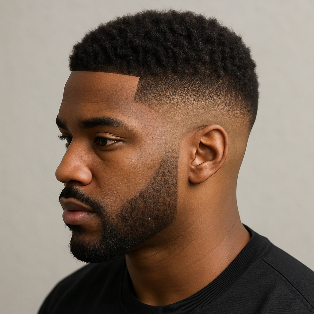 drop fade for black hair