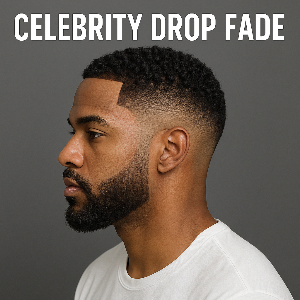 celebrity drop fade