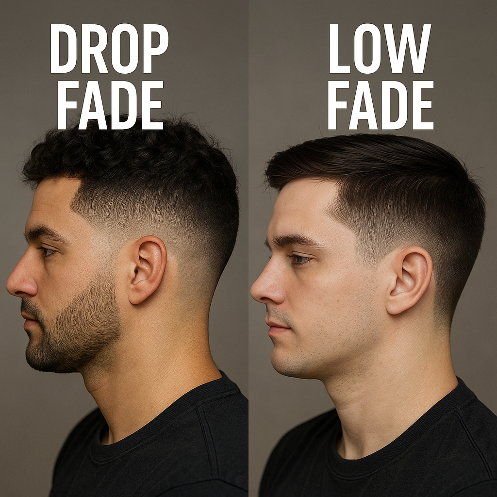 drop fade vs low fade