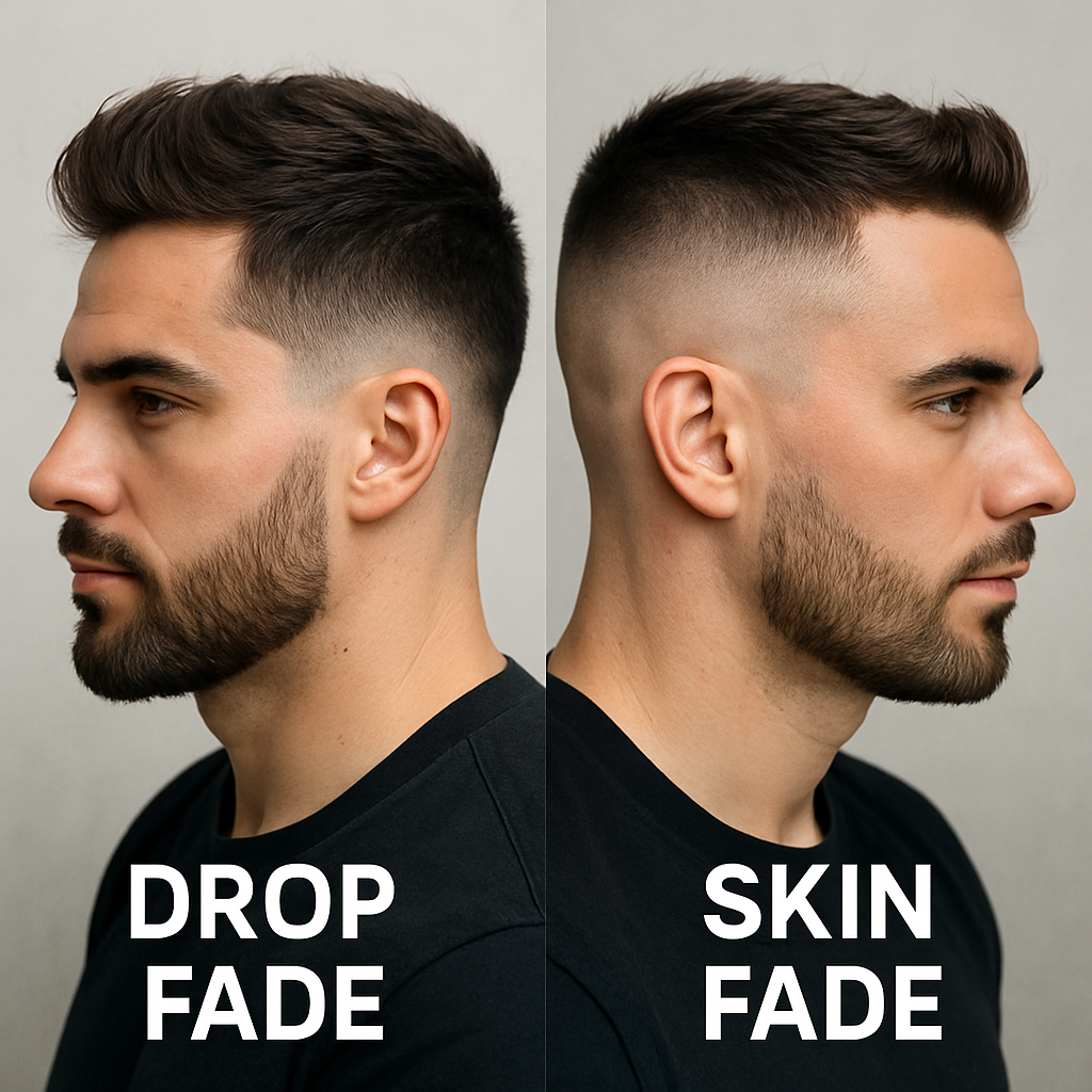 drop fade vs skin fade