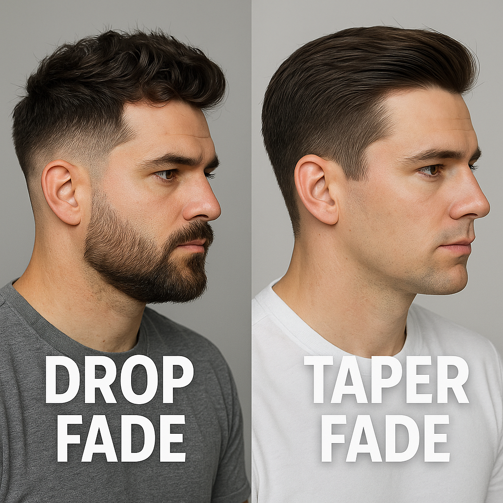 drop fade vs taper fade
