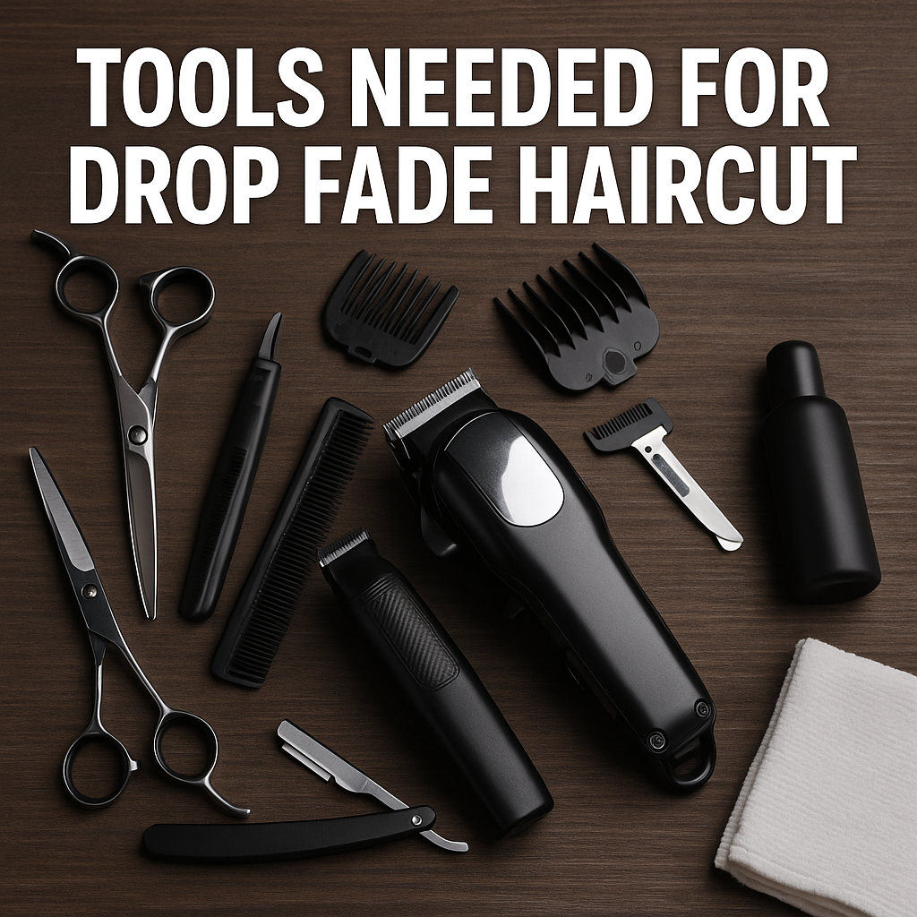 tools needed for drop fade haircut