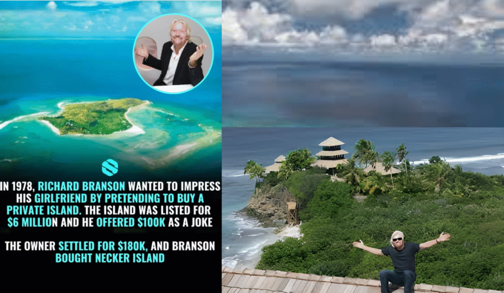 Richard Branson purchased Necker Island