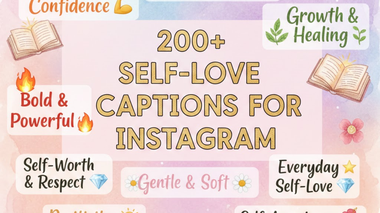 Self-Love Captions for Instagram