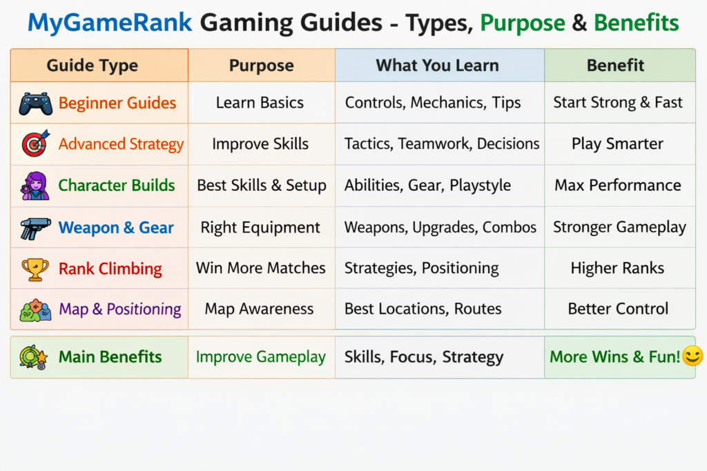 MyGameRank Gaming Guides